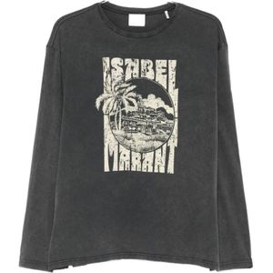Isabel Marant, Heren, Tops, Grijs, Maat: XL Katoen,