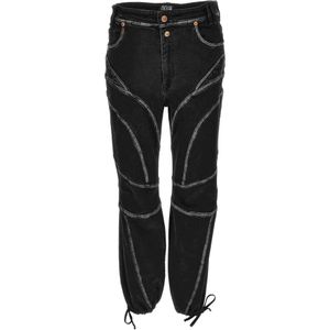 Versace Jeans Couture, Dames, Jeans, Zwart, Maat: W26 Denim,