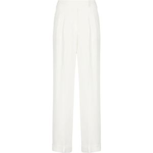 Peserico, Dames, Broeken, Wit, Maat: L Viscose,