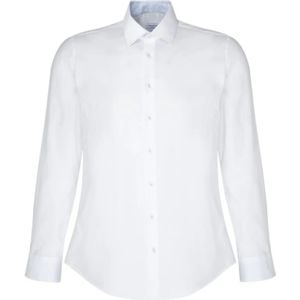Seidensticker, Heren, Overhemden, Wit, Maat: 4XL Katoen,