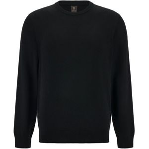 Boggi Milano, Heren, Truien, Zwart, Maat: S Wol,