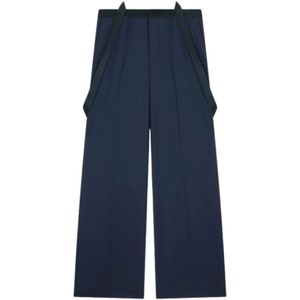 Dondup, Dames, Broeken, Blauw, Maat: S Wol,