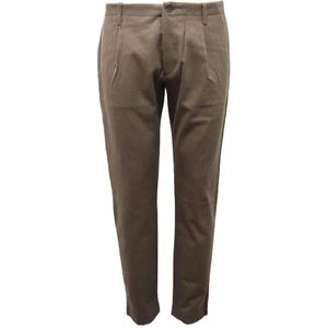 Nine In The Morning, Heren, Broeken, Groen, Maat: XL Katoen,