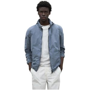 Ecoalf, Heren, Jassen, Blauw, Maat: 2XL Katoen,