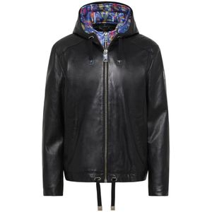 Carlo Colucci - Leren Jas - Zwart - Heren