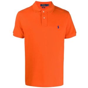 Polo Ralph Lauren, Heren, Tops, Oranje, Maat: S Katoen,