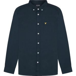 Lyle & Scott, Heren, Overhemden, Blauw, Maat: M Katoen,