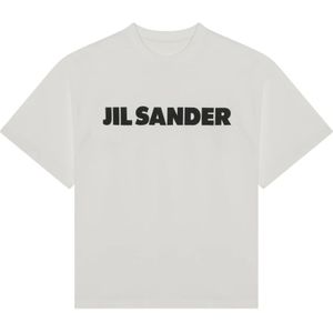 Jil Sander, Dames, Tops, Wit, Maat: S Katoen,