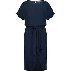Betty & Co, Dames, Jurken, Blauw, Maat: 3XL Jersey,