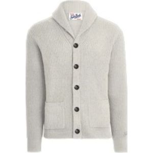 MC2 Saint Barth, Heren, Truien, Wit, Maat: L Wol,