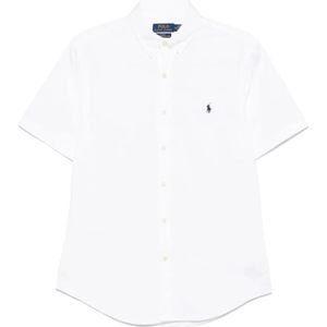 Polo Ralph Lauren, Heren, Overhemden, Wit, Maat: L Katoen,