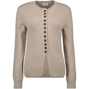 Khaite, Dames, Truien, Beige, Maat: M Kasjmier,