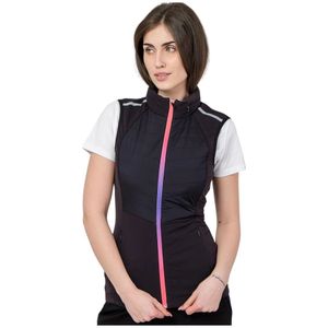 Emporio Armani Ea7, Dames, Jassen, Zwart, Maat: L Polyamide,