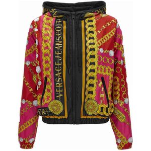 Versace Jeans Couture, Dames, Jassen, Veelkleurig, Maat: XS