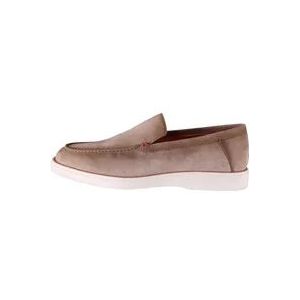 Santoni Loafer , Beige , Heren , Maat: 43 1/2 EU