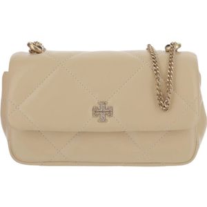 Tory Burch, Dames, Tassen, Beige, Maat: ONE Size Leer,