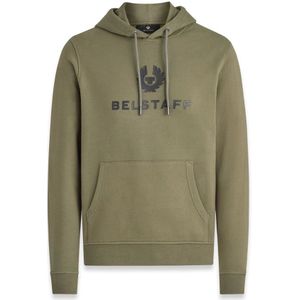 Belstaff, Heren, Sweatshirts & Hoodies, Groen, Maat: 2XL Katoen,