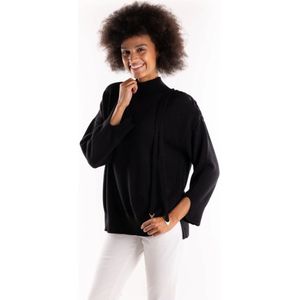 Akep, Dames, Truien, Zwart, Maat: M Wol,