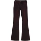 Bordeaux flare jeans