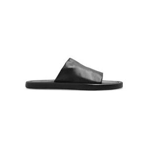 Balenciaga Teenslippers Sliders , Black , Heren , Maat: 44 EU