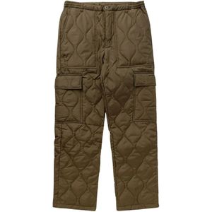 Taion, Heren, Broeken, Groen, Maat: XS Leer,