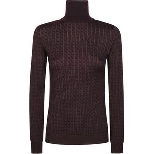 Elisabetta Franchi, Dames, Truien, Rood, Maat: XS