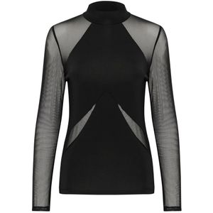 Karen by Simonsen, Dames, Tops, Zwart, Maat: S