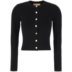Michael Kors, Dames, Truien, Zwart, Maat: M Wol,