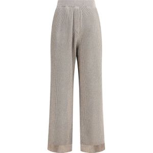 Brunello Cucinelli, Dames, Broeken, Beige, Maat: 2XS Katoen,