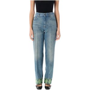Valentino Garavani, Dames, Jeans, Blauw, Maat: W27 Denim,