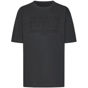 Maison Margiela, Heren, Tops, Zwart, Maat: S Katoen,