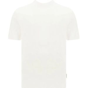 Paolo Pecora, Heren, Tops, Wit, Maat: L Katoen,