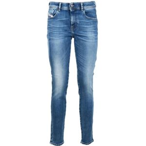 Diesel, Dames, Jeans, Blauw, Maat: W27 Katoen,