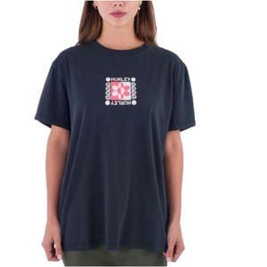 Hurley, Dames, Tops, Zwart, Maat: S Katoen,