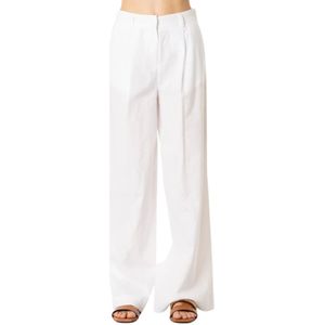 Jijil, Dames, Broeken, Wit, Maat: M Katoen,