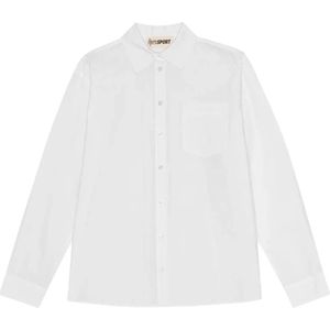 Opéra Sport, Dames, Blouses & Shirts, Wit, Maat: S Katoen,