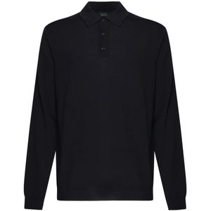 Zanone, Heren, Tops, Zwart, Maat: 3XL