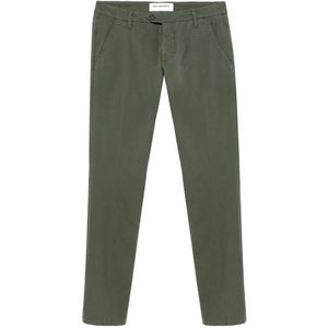 Roy Roger's, Heren, Broeken, Groen, Maat: W30 Gabardine,