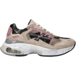 Premiata Sharkyd Sneakers , Beige , Dames , Maat: 39 EU