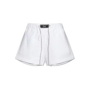Versace Shorts met patch , White , Dames , Maat: S