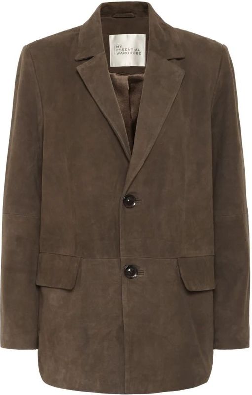 My Essential Wardrobe - Taramw Suede Blazer - Bruin - Dames