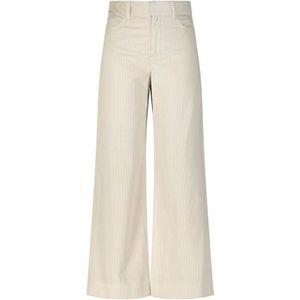 Max Mara, Dames, Broeken, Beige, Maat: XS Wol,