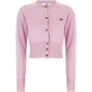 Vivienne Westwood, Dames, Truien, Roze, Maat: M Leer,