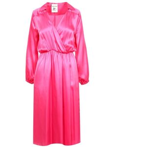Semicouture, Dames, Jurken, Roze, Maat: XS Viscose,