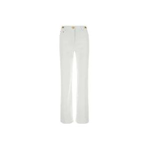 Versace Flared Jeans , White , Dames , Maat: W25