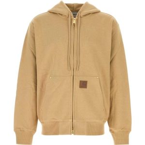 Carhartt Wip - Hooded Eldon Sweat Jacket - Bruin - Katoenmix