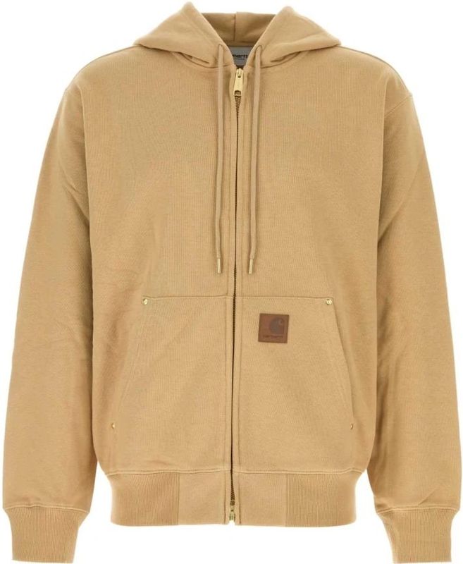 Carhartt Wip - Hooded Eldon Sweat Jacket - Bruin - Katoenmix