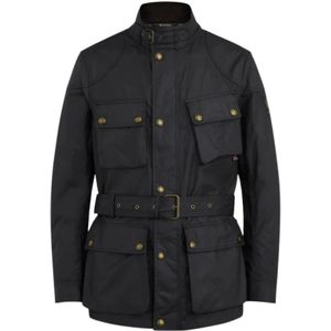Belstaff, Heren, Jassen, Zwart, Maat: XL Katoen,