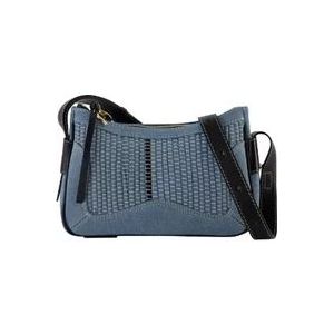 Chloé Cotton crossbody-bags , Blue , Dames , Maat: ONE Size
