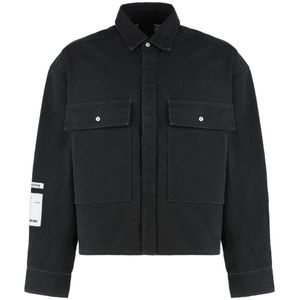 B1Archive, Heren, Jassen, Zwart, Maat: M